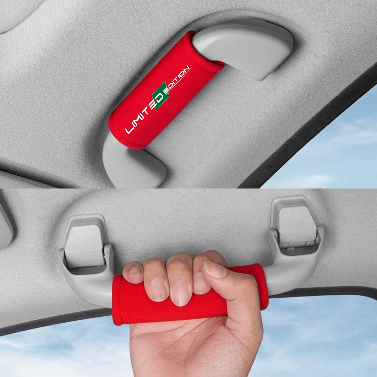 1 Piece Fluff Car Roof Door Handle Protector Car Armrest Covers For Audi Mercedes Benz For VW Ford BMW For Toyota