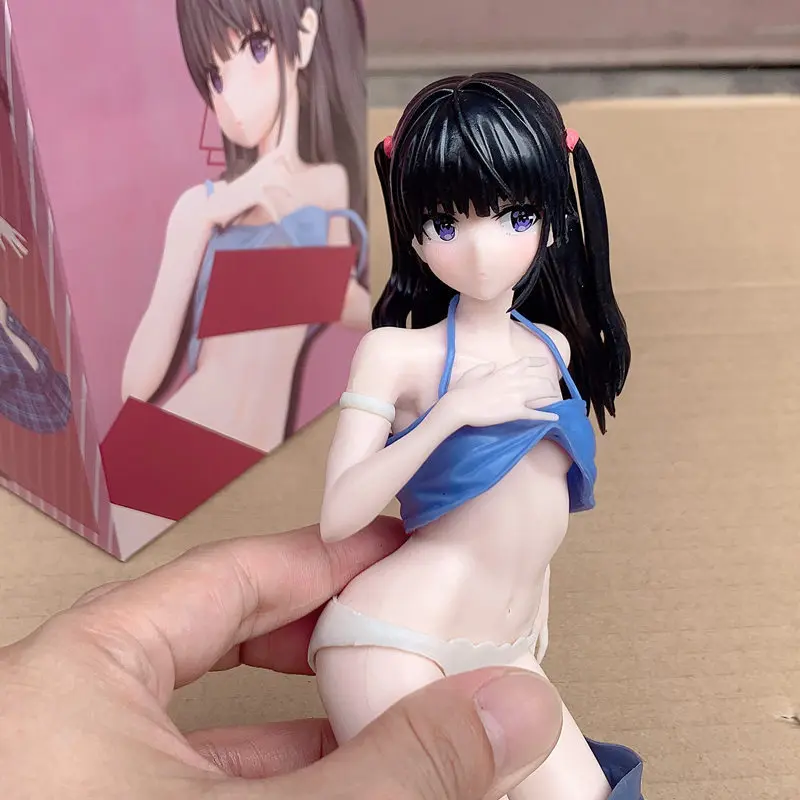 حار بيع منتج جديد صديقة ضئيلة اللوحة الأصلية فتاة جميلة الكذب الموقف نموذج زخرفة مربع لون مربع رائعة