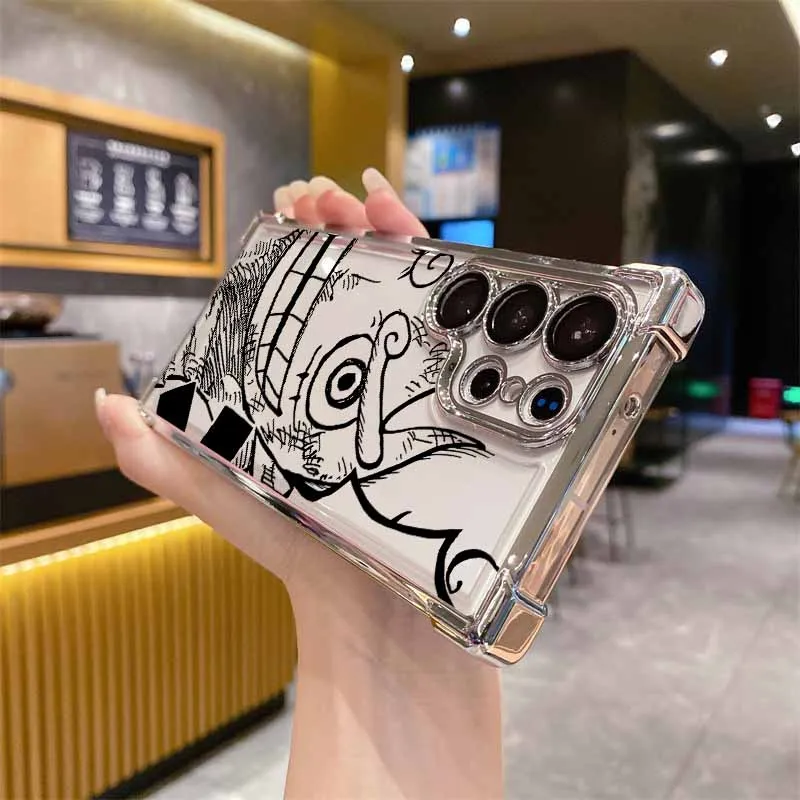Anime One Piece Handyhülle für Samsung S26 S25 Edge S24 S23 S22 S21 S20 FE Ultra Plus Lite, Galvanisierte Sturzsichere Schutzhülle – Detail 11