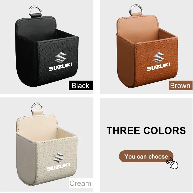 سيارة منفذ الهواء صندوق تخزين نظارات الهاتف المنظم اكسسوارات السيارات لسوزوكي سويفت سبورت جيمي جراند ألتو SX4 الساموراي عبر #2