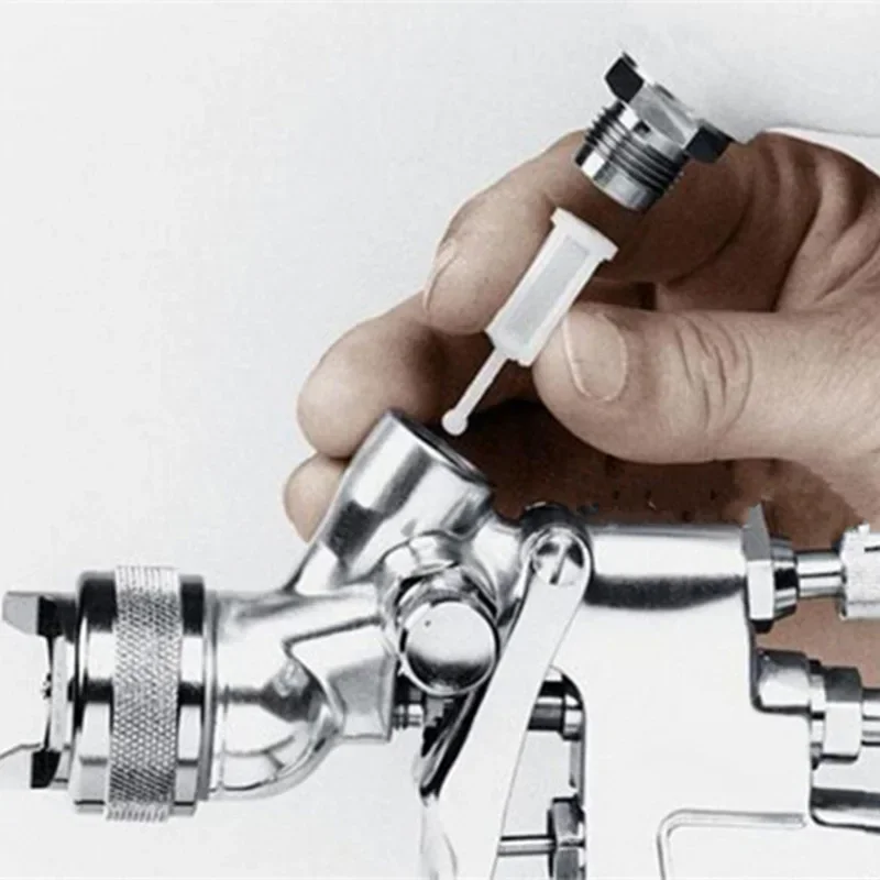 GTBL 10 قطعة من وعاء مرشح الرش من نوع الجاذبية البلاستيكية قطر 11 مللي متر الطول الإجمالي 36 مللي متر يمكن أن يتكيف مع معظم المذيبات #6