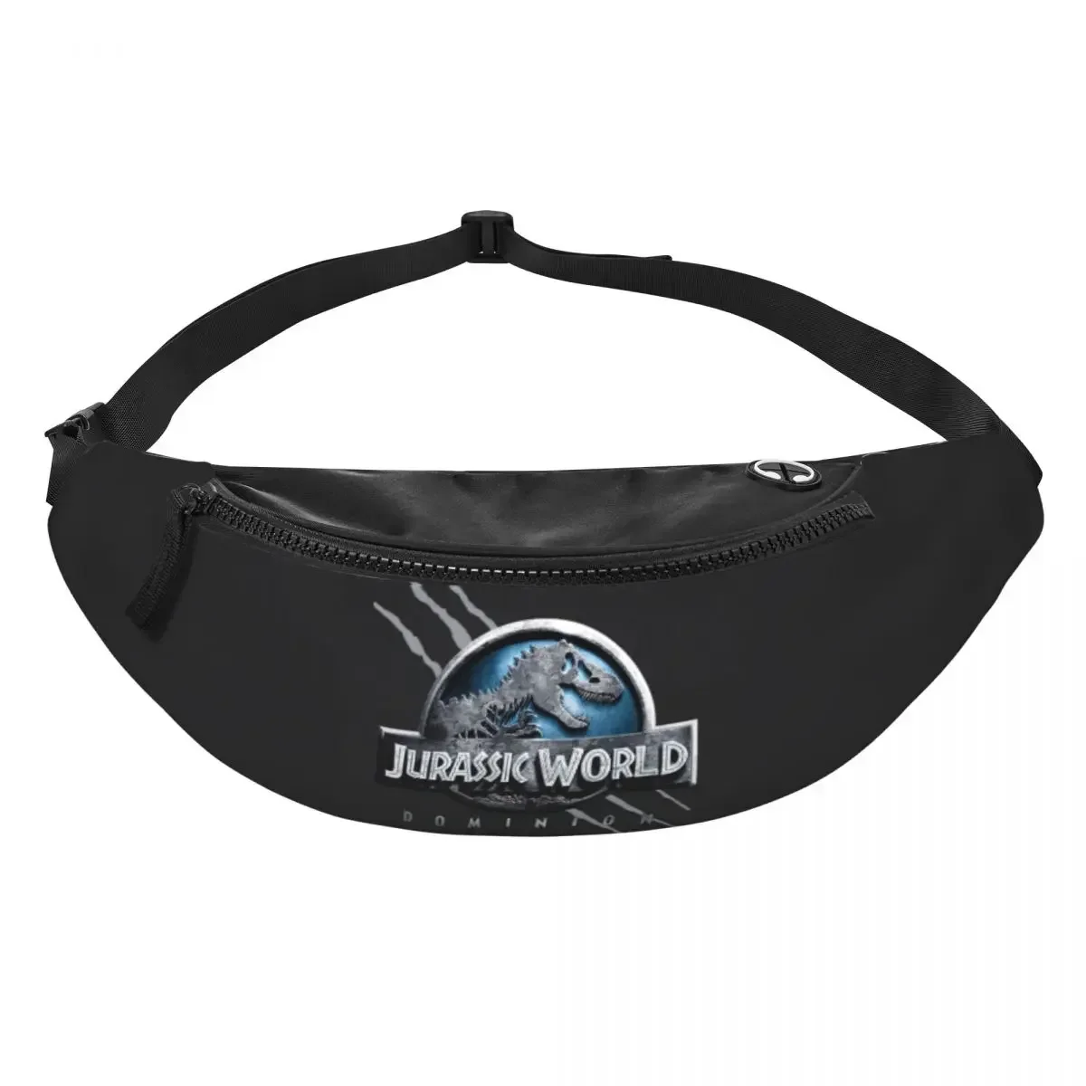 

Jurassic World Dominion Jurassic Park Fanny Pack Dinosaur Crossbody Waist Bag Cycling Camping Phone Money Pouch