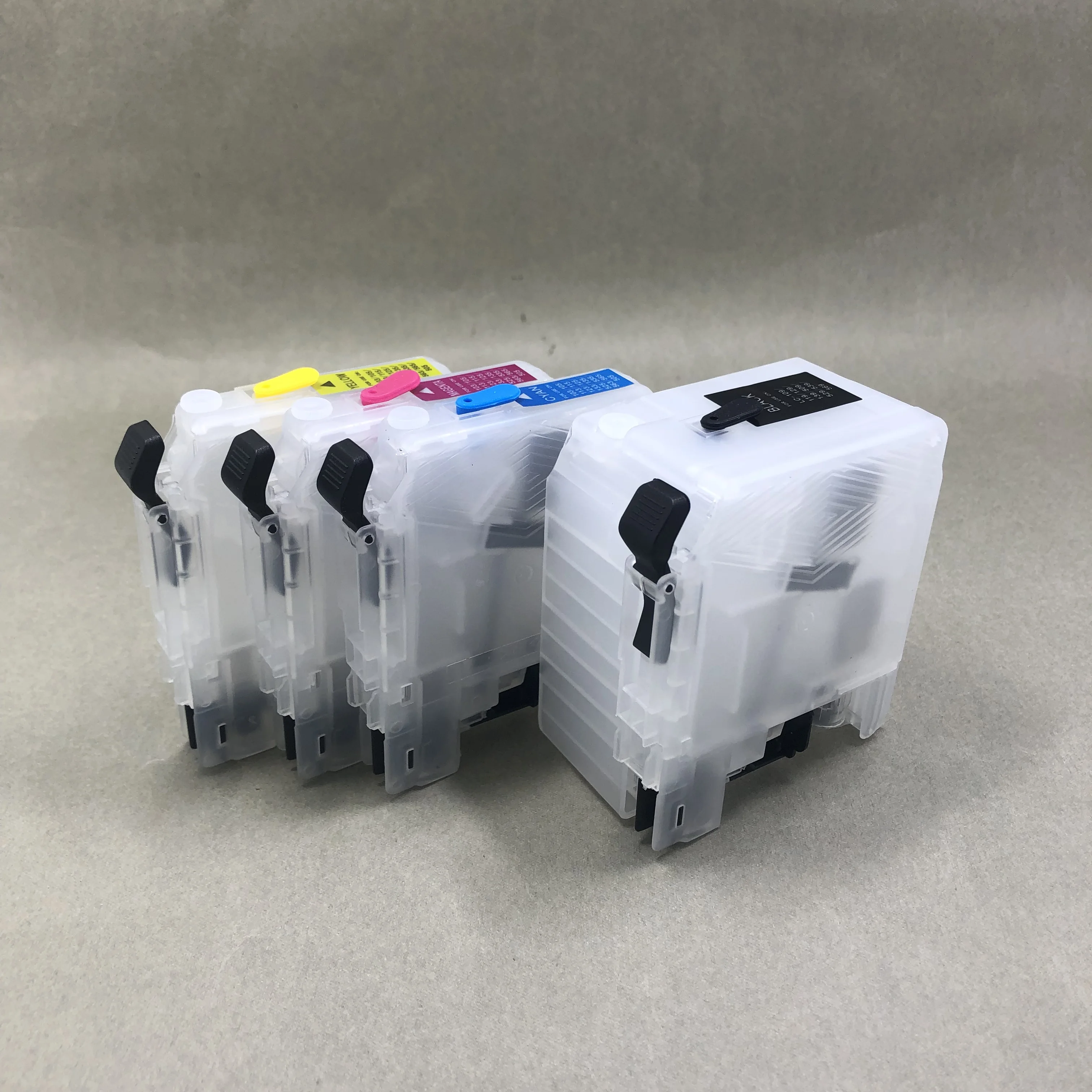 YOTAT LC509 LC505 LC529 LC525 LC539 LC535 LC549 LC545 LC599 LC595 Empty Refillable Ink Cartridge for Brother DCP-J100 DCP-J105