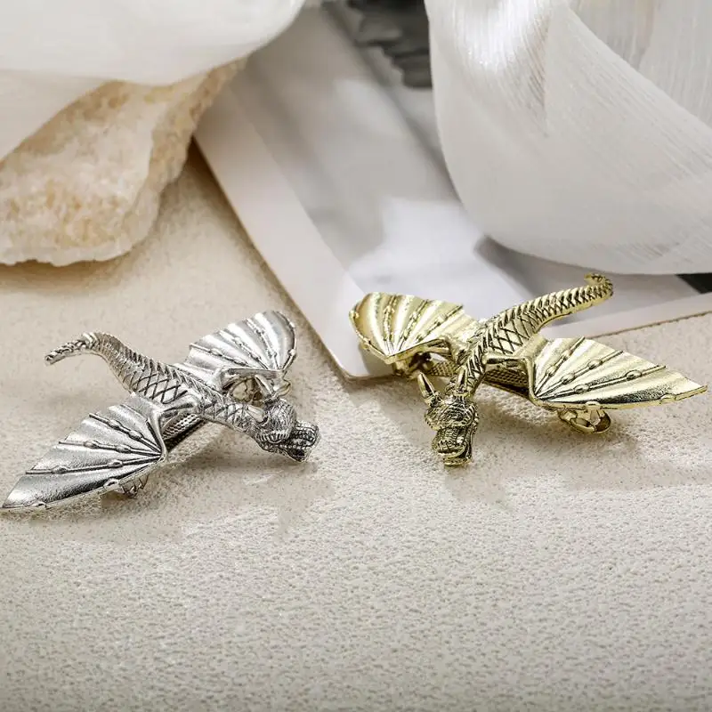 New Vintage Viking Dragon Hairpin Fashionable And Elegant Women's Retro Nordic Norwegian Style Hair Accessory Gift view 6