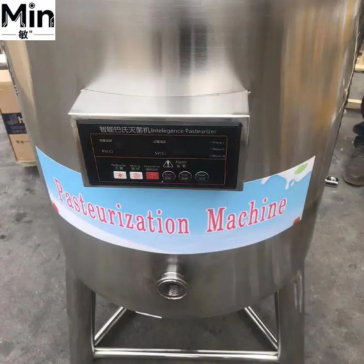 30L 50L 75L 100L Commercial Milk Pasteurization Machine for Juice Fruit Puree Yogurt Tomato Sauce Pasteurizer