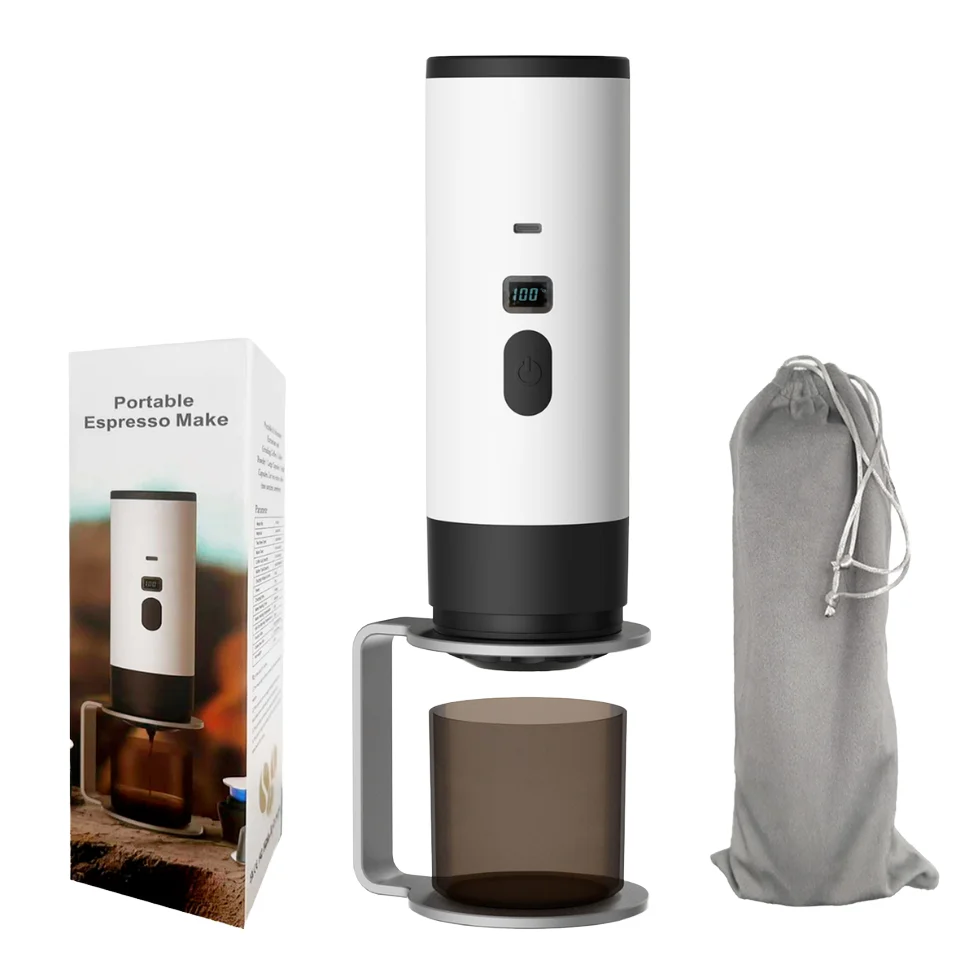 In stock New Portable Coffee Machine Outdoor Wireless Espresso Capsules For Home Car USB Power Source ROHS Certified 90ML W