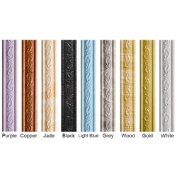 Diamond Embroidery Self-adhesive Picture Frame Wall Skirt Edge Strip Decoration Wallpaper Decor Diamond Art Accessories