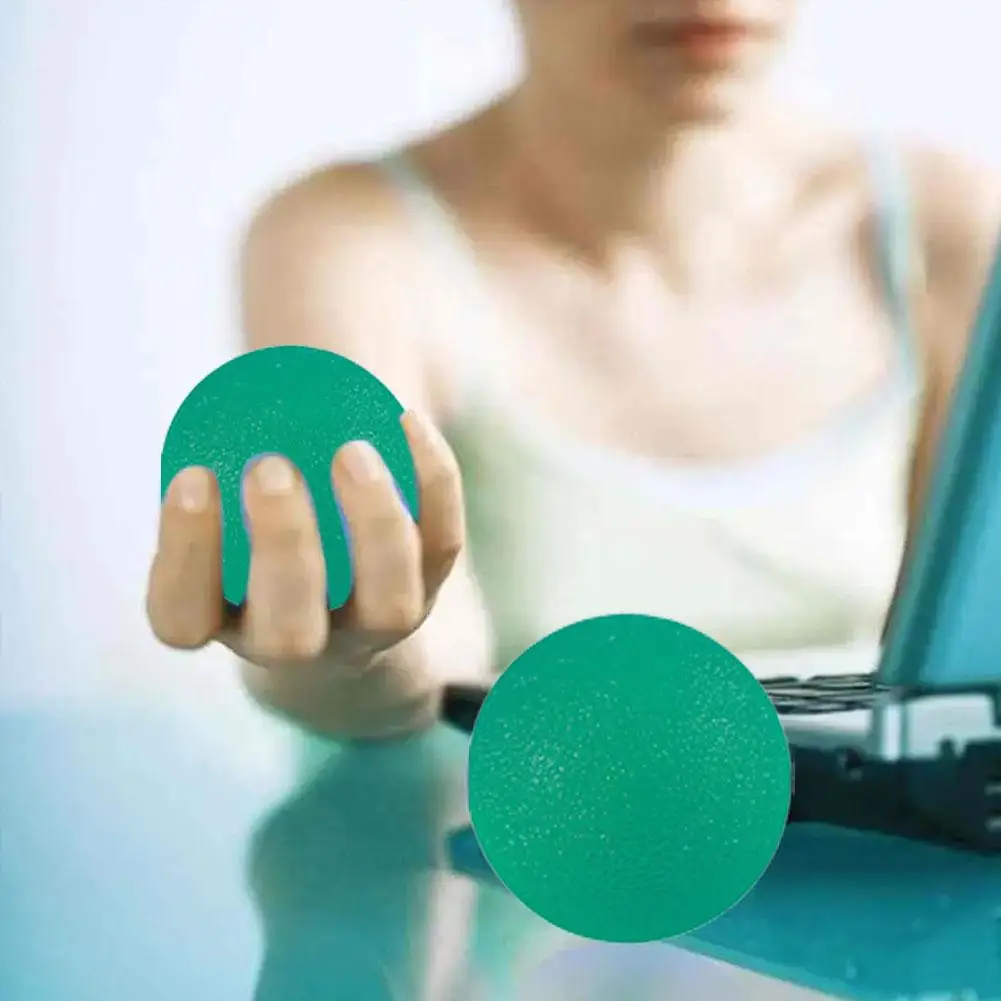 Silicone Hand Grip Ball Hand Rehabilitation Training Heavy Grip Ball High Elastic Gym Men Strength Exerciser Finger Fitness A2r6