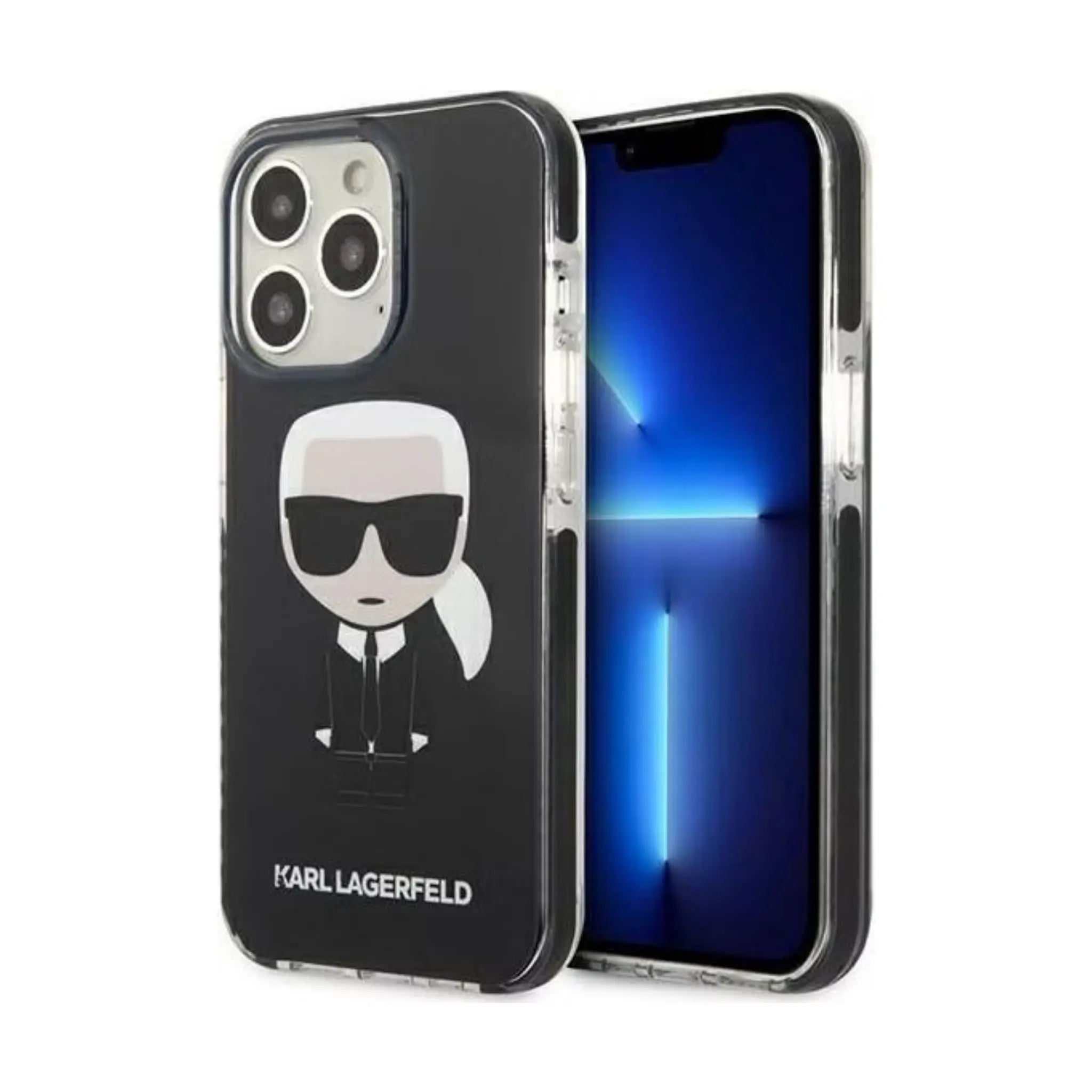 Custodia Karl Lagerfeld Klhcp13Ltpeikk Iconic Karl Black - per iPhone 13 Pro / 13