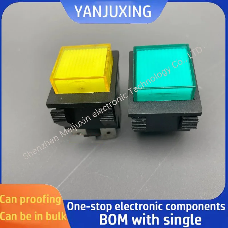 

KCD4-AN semi-automatic strapping machine has a boat-shaped button switch with a large current of 250V15A and 24*30mm