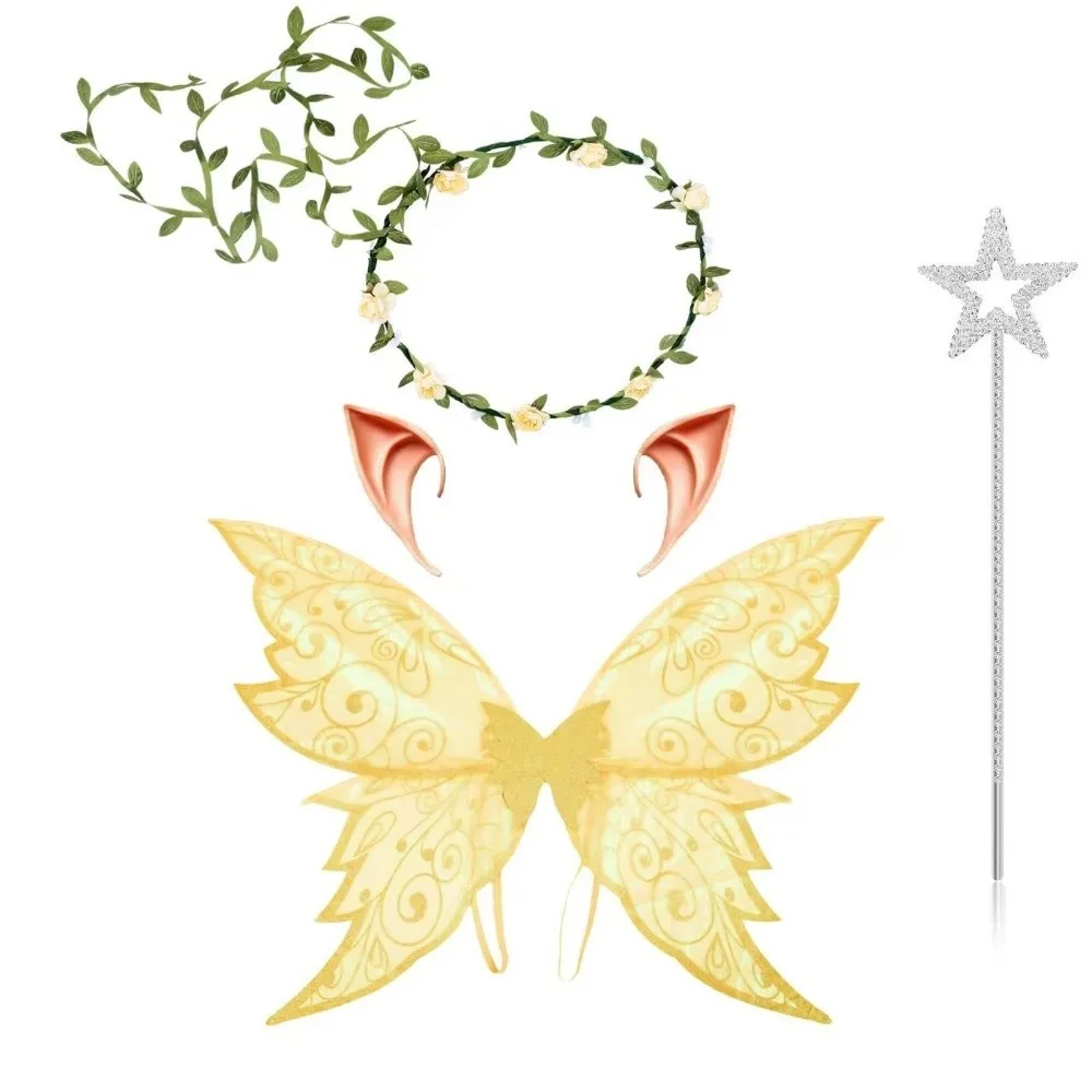 

Glitter Fairy Wings Fairy Angel Wing Costume Elf Wings Angel Wings Children Cosplay Props Fairy Wings Cosplay Wings