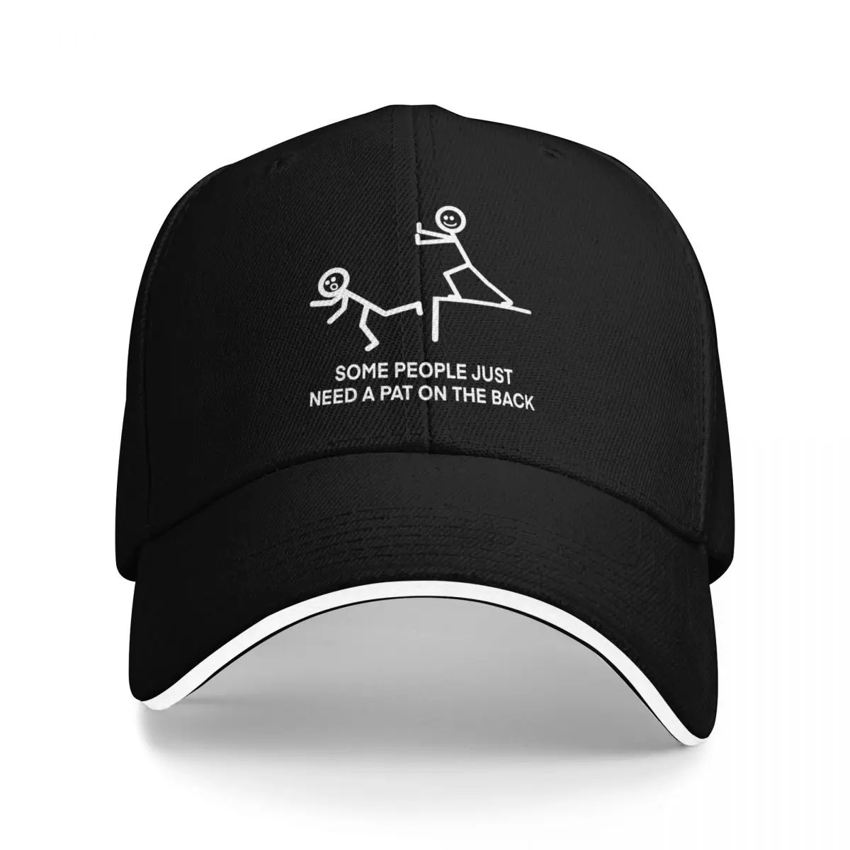 Baseball Caps Funny Some People Just Need A Pat On The Back Graphic Sport Men Women Spring Caps