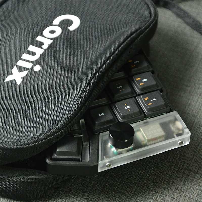 

Jezail Funder Cornix Split Keyboard Bag Low Profile Support Vial Keyboard Lightweight and Mini Portable Storage Bag Accessories