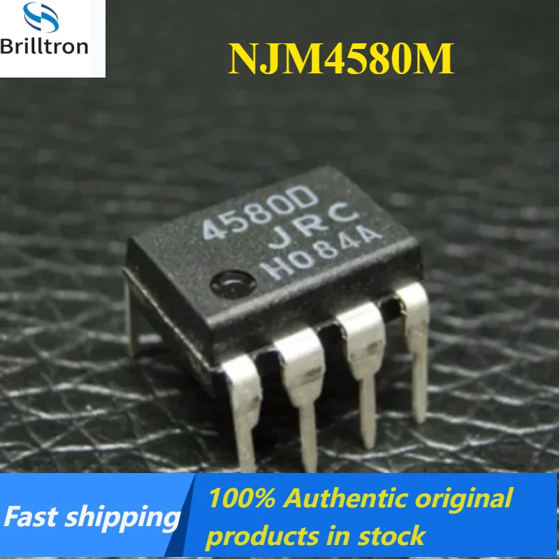 10-30PCS   4580D NJM4580D JRC4580D Brand New Original Genuine Product Chip DIP-8 Original, in stock