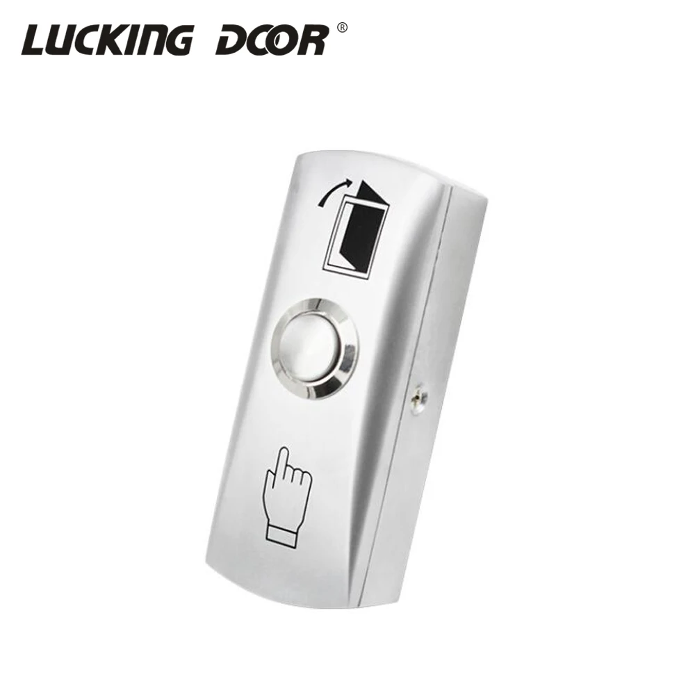 

Zinc Alloy Push Exit Button Exit Switch NC/COM Exit Push Door Access Control Switch for Door Access Control System Z30NC