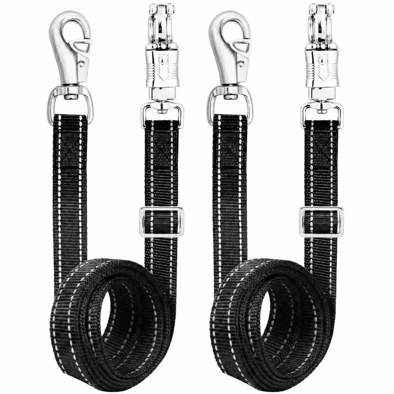 quick-closure-horse-strap-set-double-hook-nylon-tie-down-for-trailer-tie-downs-straps-adjustable-length-heavy-duty