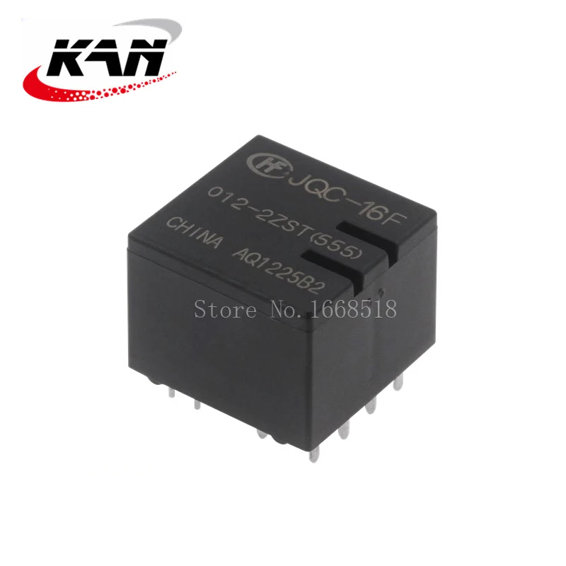 Free shipping 10pcs Automobile relay JQC-16F-012-2ZST JQC-16F 12VDC 10PIN Original New