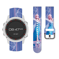 Disney Frozen 3 Series Print Strap for Samsung Galaxy Watch 7/6/5/4, 20mm Universal Band Fits 40mm 44mm Xiaomi Huawei Amazfit
