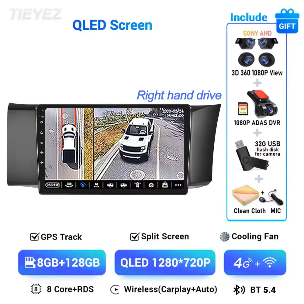 7 Inch Android 15 Autoradio Voor Toyota Vitz XP10 Yaris Platz Echo 1999-2005 Stereo Auto Carplay Autoradio GPS Navigatie DSP