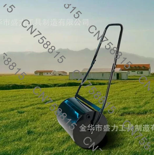 Small Capacity Garden Grass Roller, Water/Sand Weighted Compactor，Hand Push Lawn Roller