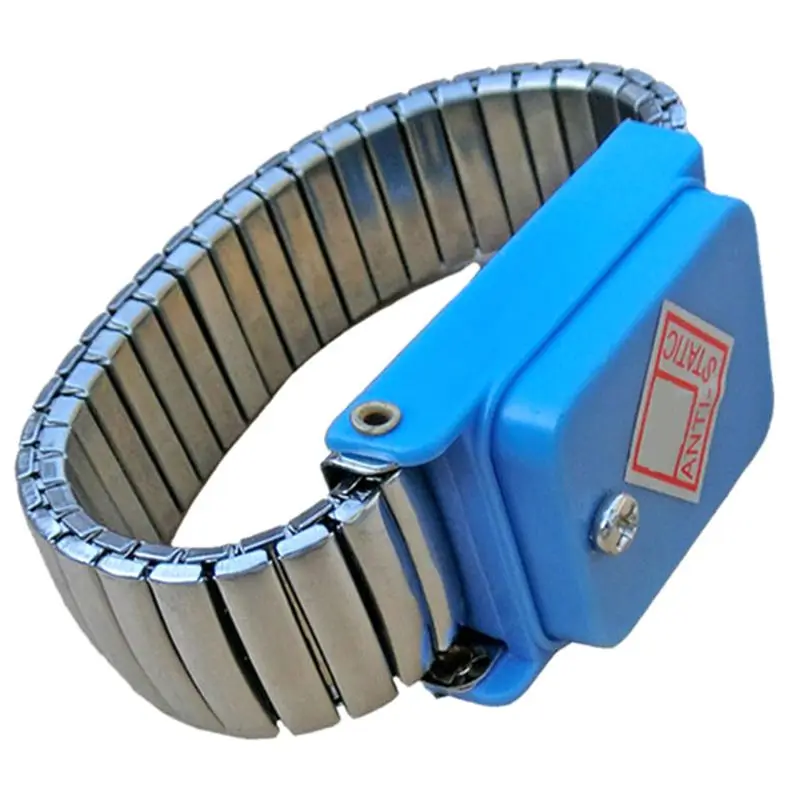 Металлический беспроводной антистатический ремешок на запястье Беспроводной регулируемый браслет ESD