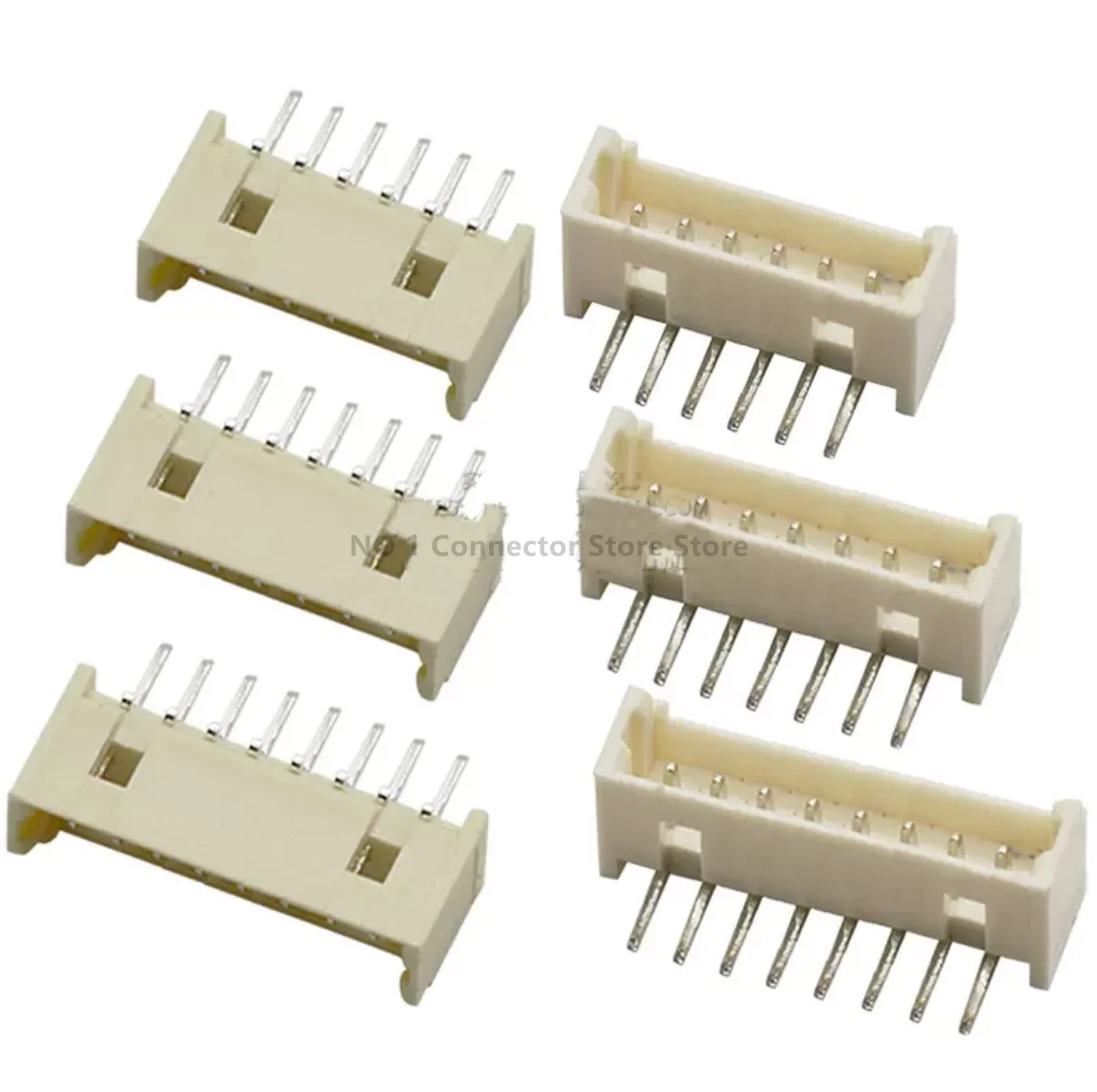 50pcs MICRO JST 1.25 1.25MM Pitch Connector 2P 3P 4P 5P 6P 7P 8P 10P-12PIN Straight Pin Header/Right Angle Curved Needle Socket