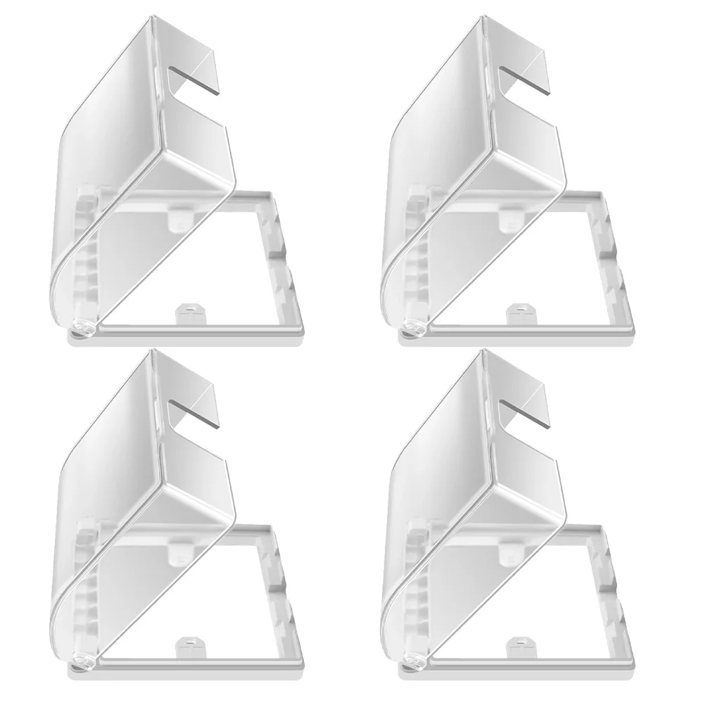 

4 шт. водонепроницаемая розетка, защитная крышка, брызгозащищенная розетка, ванная комната, кухня, сад, офис, защита вилки, светозащита