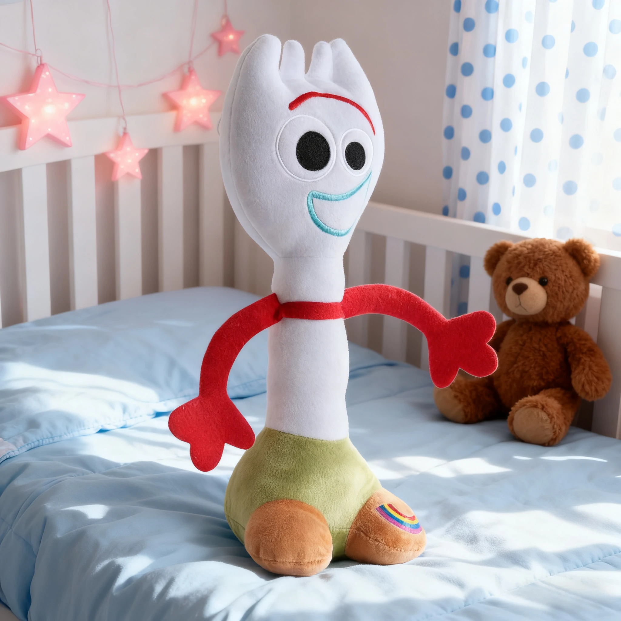 Disney toy story 4 forky boneca de pelúcia dos desenhos animados woody forky brinquedos de pelúcia kawaii anime boneca de pelúcia chaveiro presente de aniversário para meninos