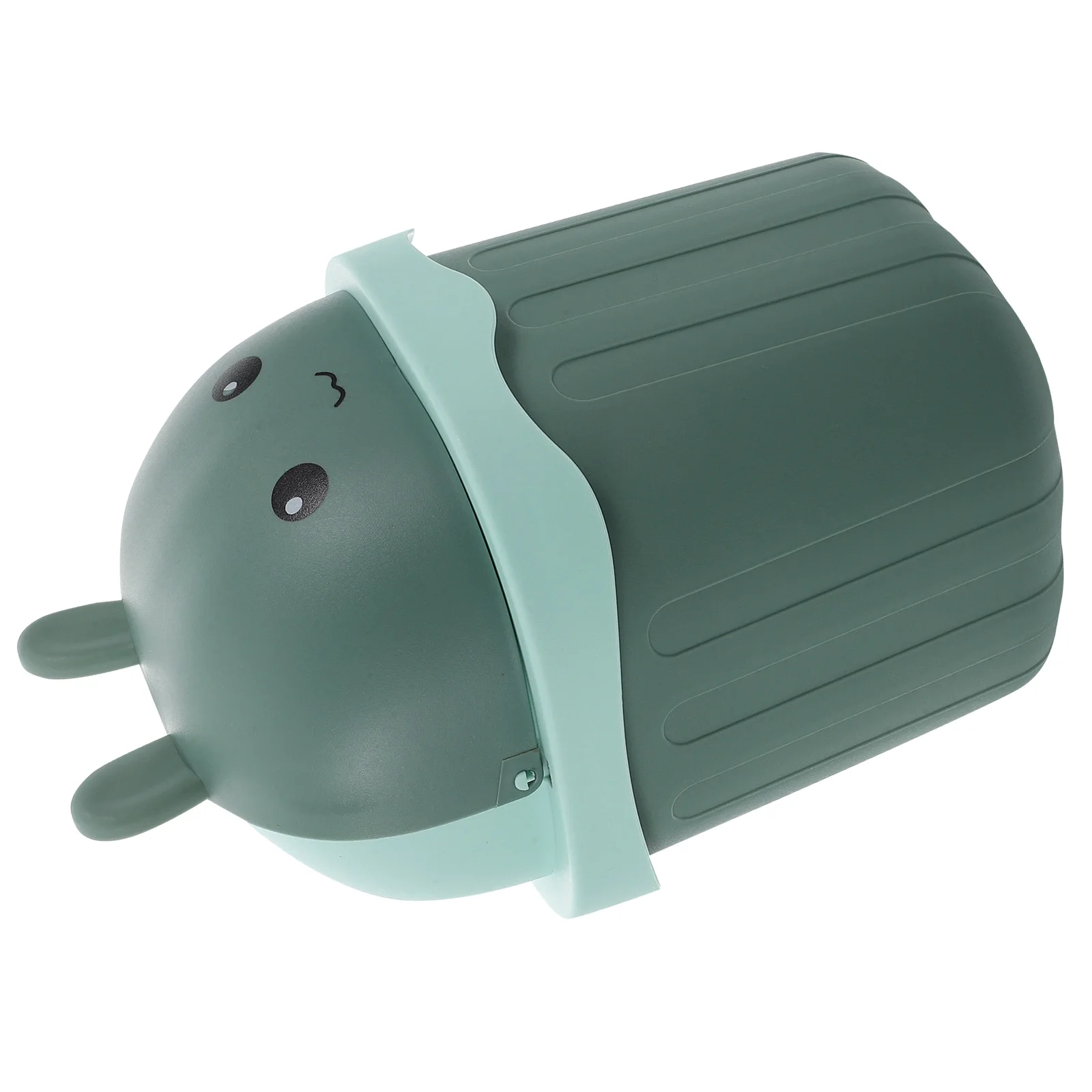 

Desktop Trash Can RV Shape Mini Waste Bin with Lid for Car Office Kitchen Storage Container Plastic Garbage Sundry Box Cute