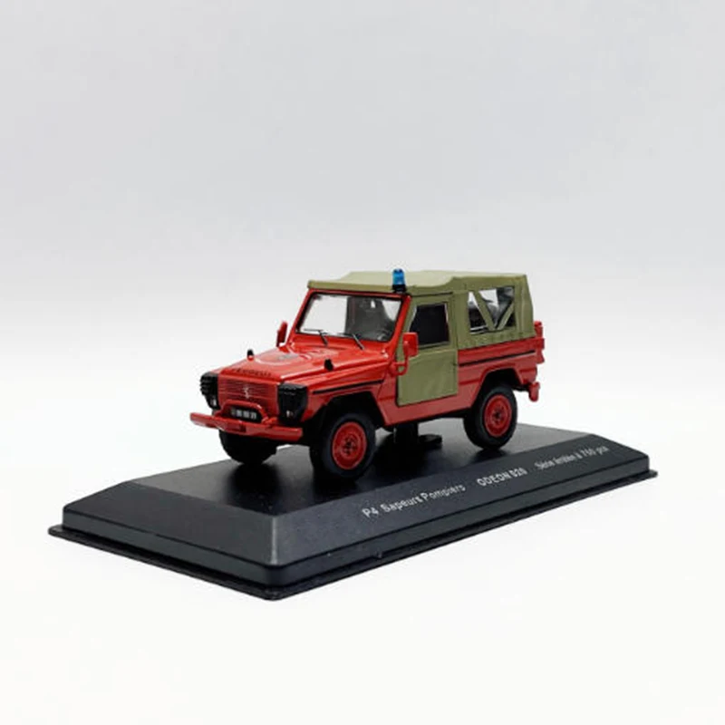 ODEON 1/43 P4 Fire Command Alloy Vintage Car Model Classics Adult Souvenir Gift Static Display