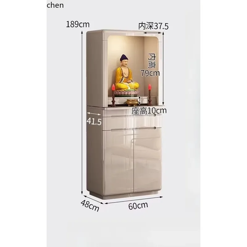 HT small for homecasual modern god of wealth incense altar offering table buddha cabinet shrine