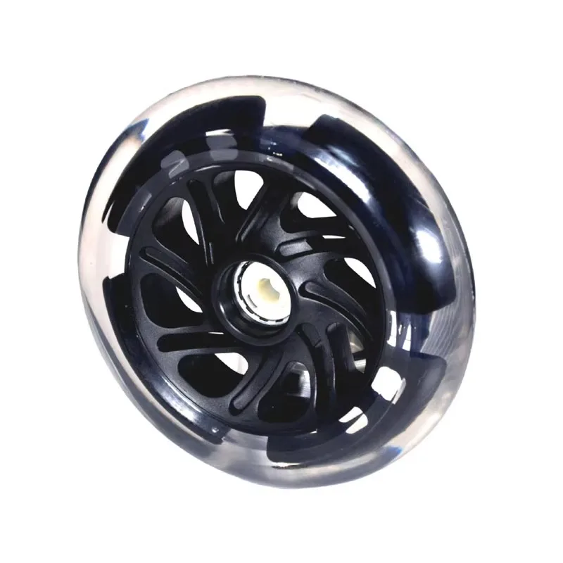 source-factory-hot-products-120x30mm-4-lights-white-light-flash-transparent-pu-wheel-made-of-polyurethane-and-polypropylene