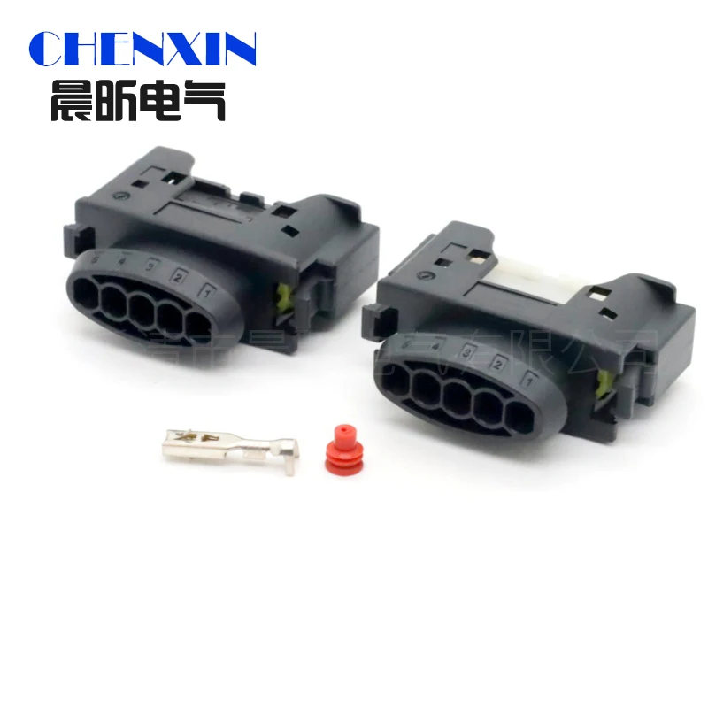 5-pin Car Air Flow Meter Sensor Waterproof Plug Electronic Connector Wiring Harness Compatible With 46 E81 E87 E90 E91 09441552
