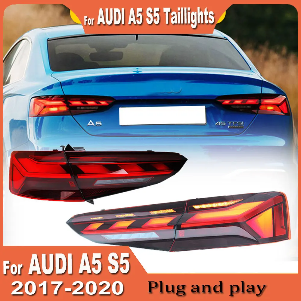 

Car Lights LED Tail Lamps Assembly For Audi A5 Taillight 2017 2018 2019 2020 Upgrade S5 Style Taillights Assembly Auto Parts
