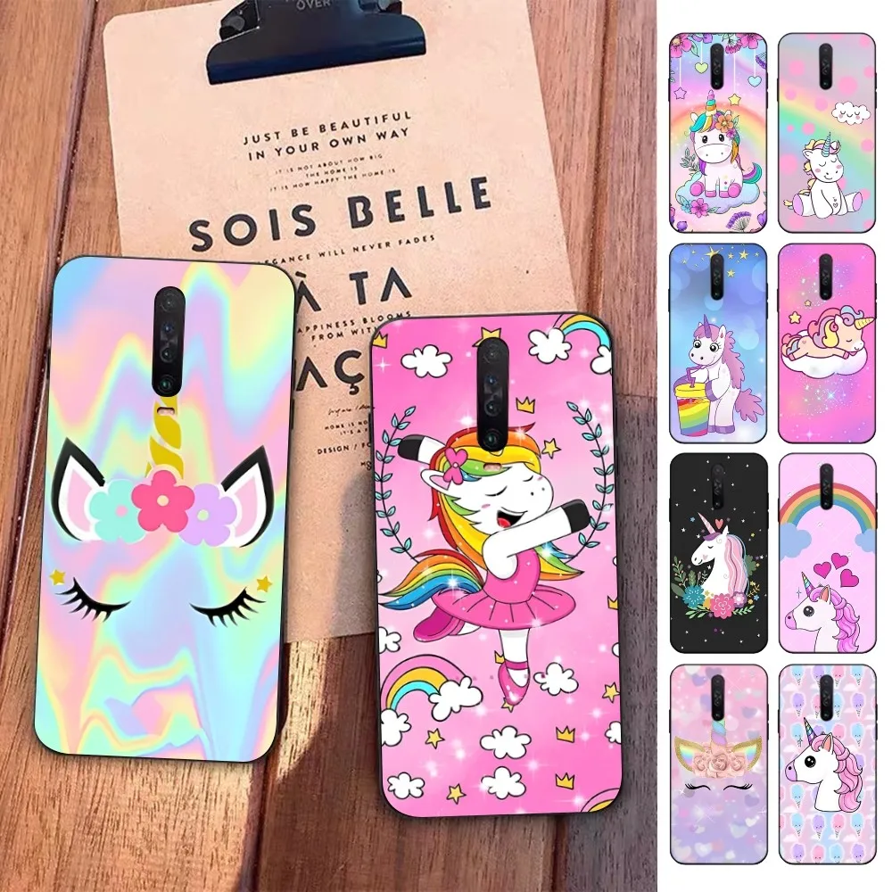 

Colored Pony Phone Case For Redmi 5 6 7 8 9 10 plus pro 6 7 8 9 A GO K20 K30 K40 pro plus F3 Fundas