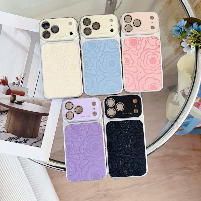 

Suitable for the Camellia Seriesiphone17ProMaxPhone caseiphone15New16proFemale17pro14Full protection anti-drop phone case
