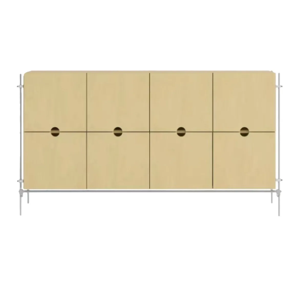 AA New Industrial Birch Ocean Board Light Drawing Bucket Cabinet Household Storage Side Cabinet