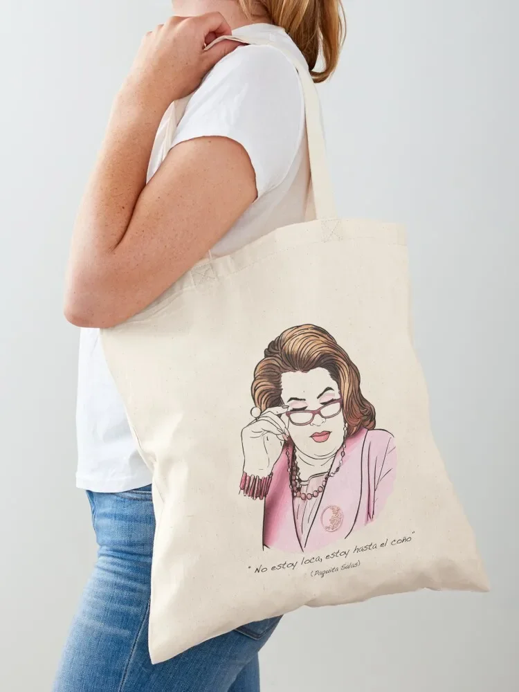 

Paquita Salas Crazy Tote Bag Beach bag supermarket folding bag Eco tote