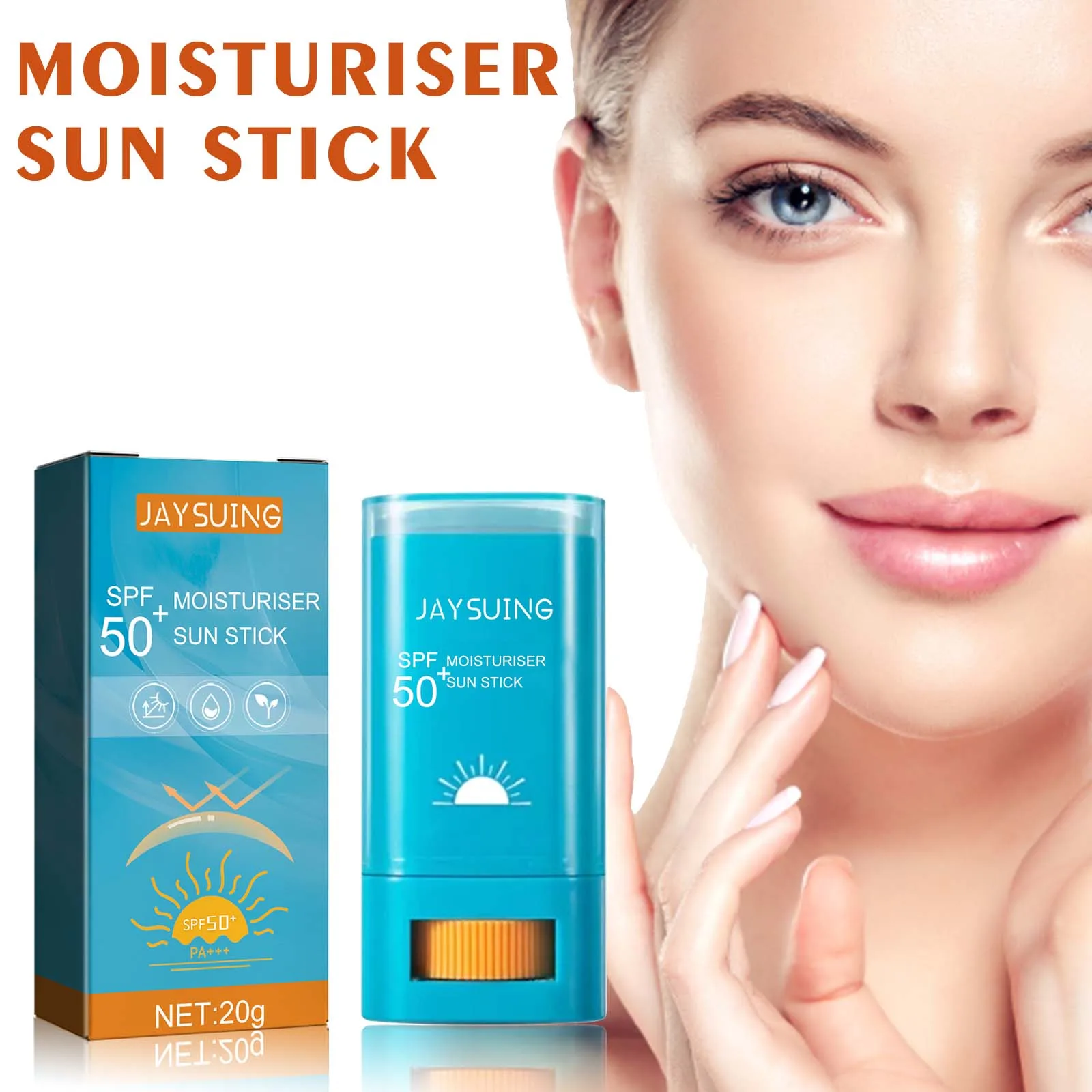 

Body Sunscreen Cream Stick Spf50 Antioxidant Prevent Sunburn Moisturizing Skin Sweatproof Brightening Resist UV Rays Serum Stick