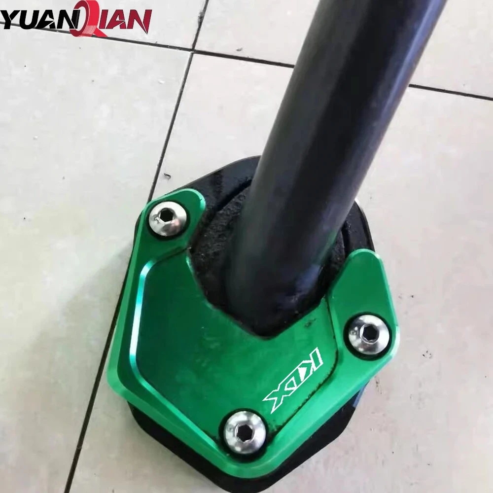 

2023 For kawasaki versys650 Versys KLX125 KLX150BF KLX230 KLX230R KLX250 Kickstand Foot Side Stand Extension Pad Support Plate