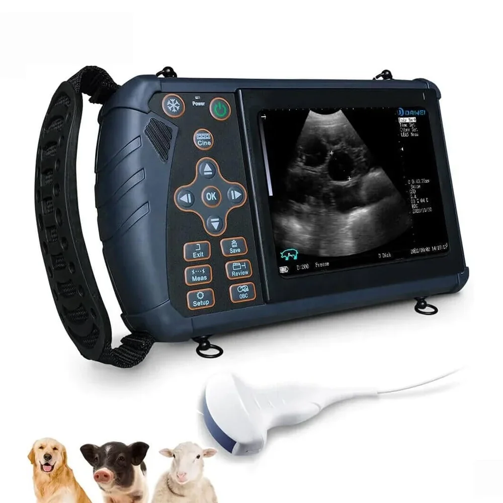 

Veterinary Ultrasound Machine Pregnancy Portable Vet Handheld Scanner B-Ultra Sound Convex Probe for Cattle Pig Goat Horse