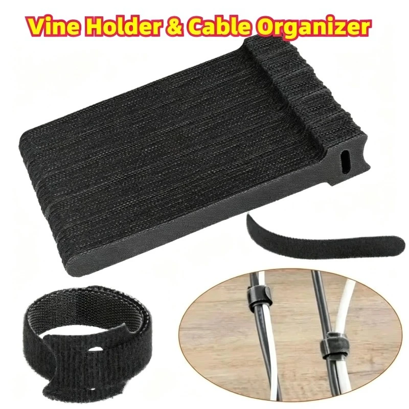 Strong Plastic Cable Ties Set Self-locking Wear-resistant Cable Ties Wire and Cable Wrap Organizer Adjustable Cord Storage