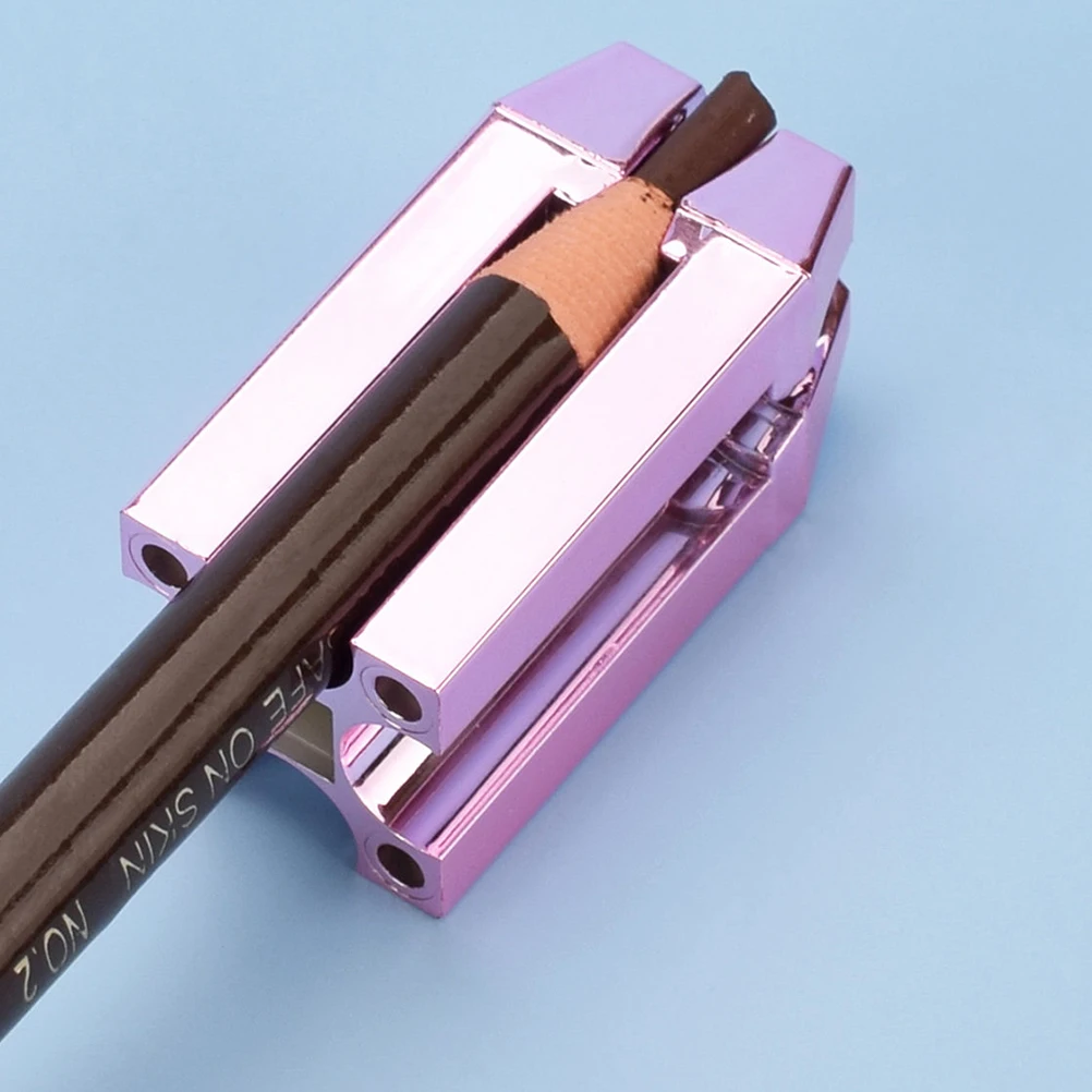 眉毛鉛筆削り多色プラスチック金属ツールメイクアップ初心者ポータブルリップライナー削り