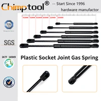 Amortiguador de resorte de Gas de junta de enchufe de plástico, barra de soporte de elevación hidráulica para cama, muebles de coche, se puede personalizar, 1 ud.