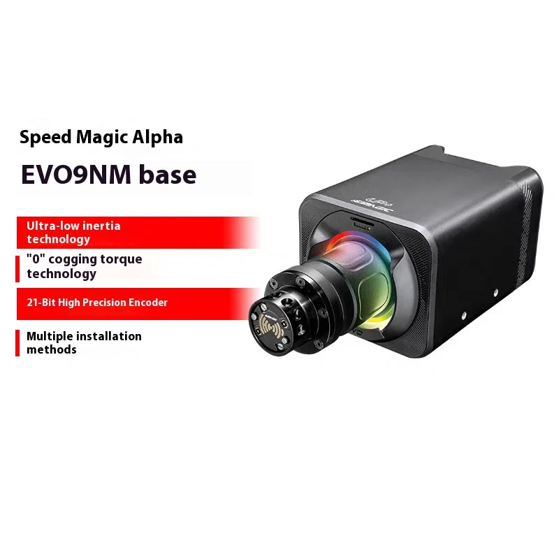 Simagic Alpha Evo Sport 9Nm/12Nm/18Nm قاعدة عجلة القيادة المباشرة قاعدة عجلة سباق Sim لألعاب سباق Sim