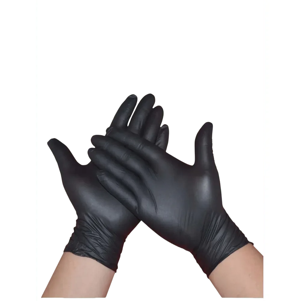

Pieces Of Disposable Gloves, Super Durable, Blue Pink Black White Purple Disposable Nitrile Latex Gloves, Suitable For Kitchen,
