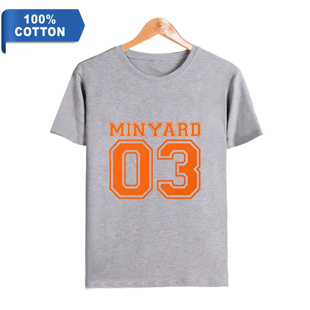 Camiseta de algodao de manga curta para homens e mulheres o corte de foxhole camiseta logotipo legal minyard 03