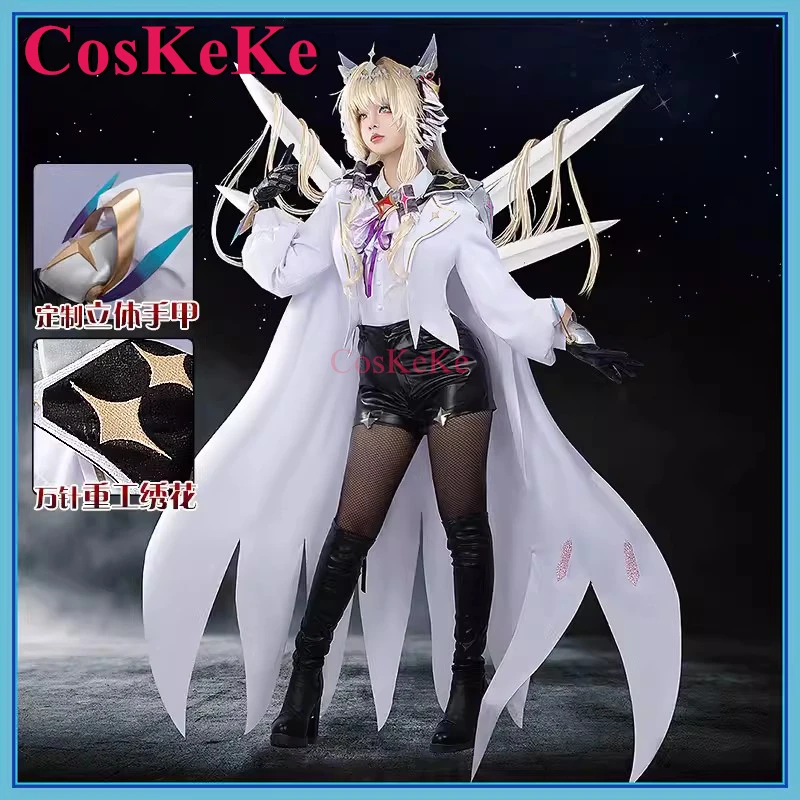 【Customized】CosKeKe Crown Cosplay Game NIKKE Costume Fashion Lovely Uniforms Full Set Unisex Activity Party Role Play Clothing