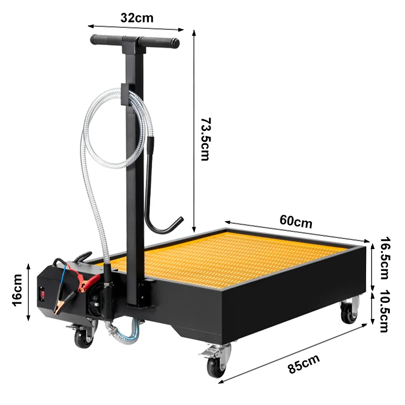 Car, large truck, motorcycle, electric oil pick-up engine, oil collector, auto repair tool, oil change maintenance tool