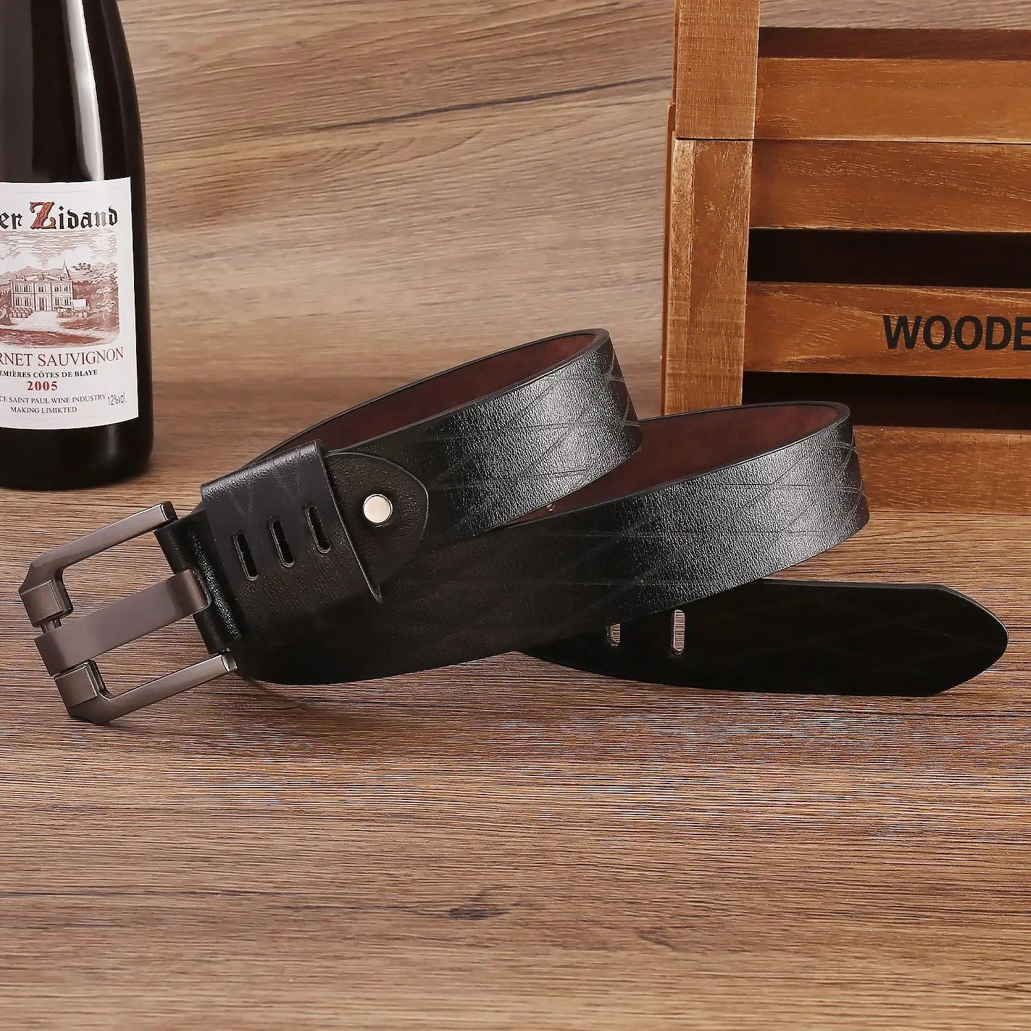 حزام رجالي عصري حزام رجالي حزام بإبزيم دبوسي من سبيكة الراقية